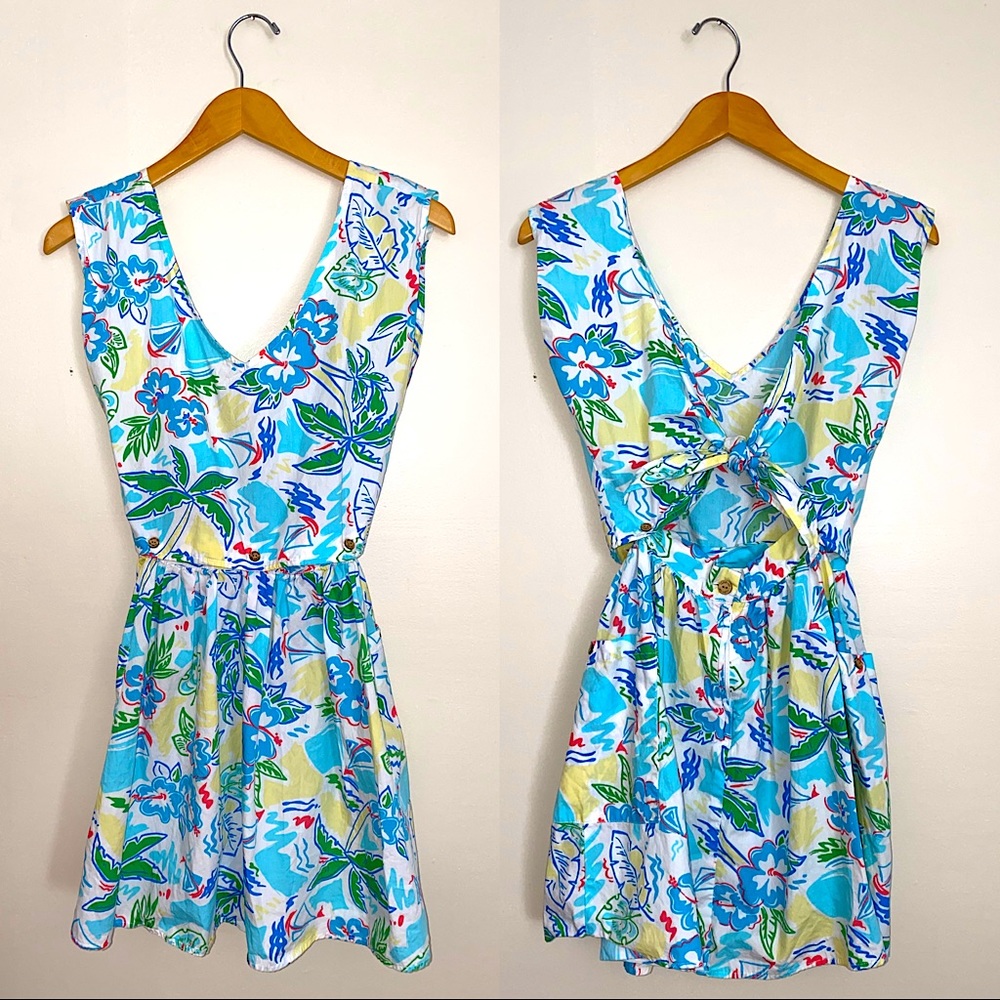 Open back 2 piece dress